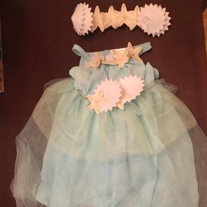 Pottery Barn Kids Baby Mermaid Costume, 0-6 months